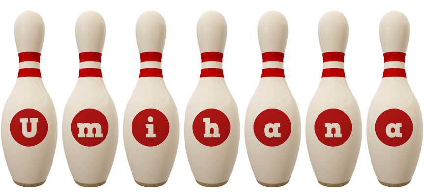Umihana bowling-pin logo