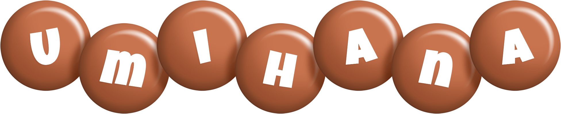 Umihana candy-brown logo
