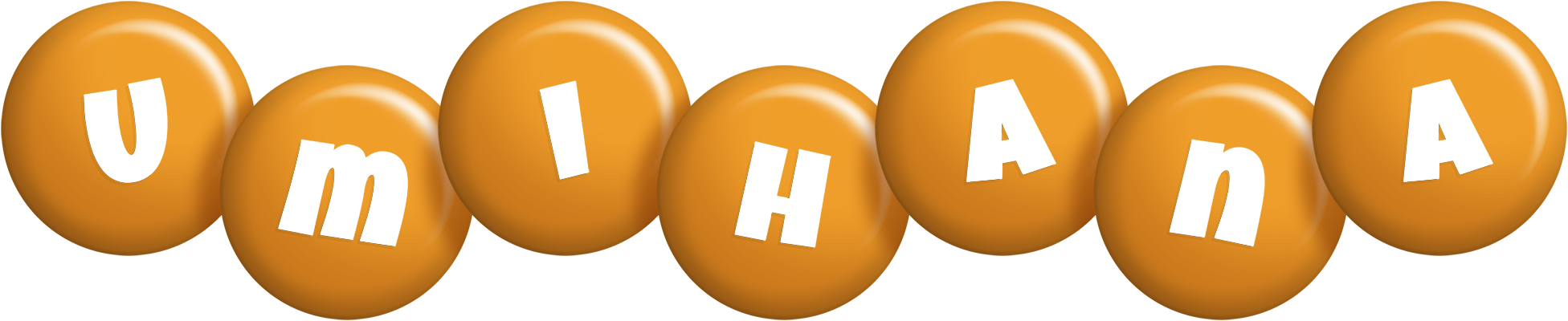 Umihana candy-orange logo