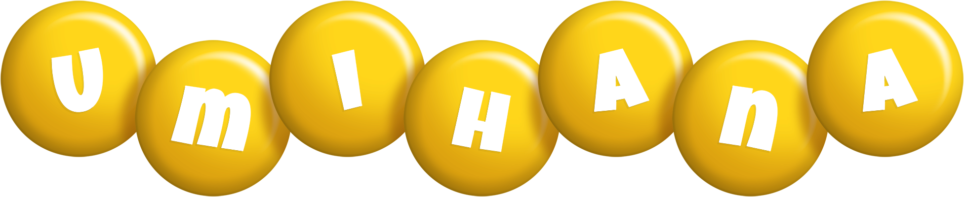 Umihana candy-yellow logo