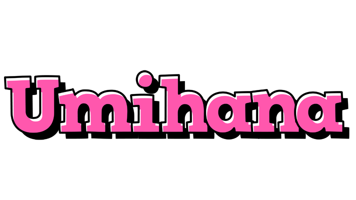 Umihana girlish logo