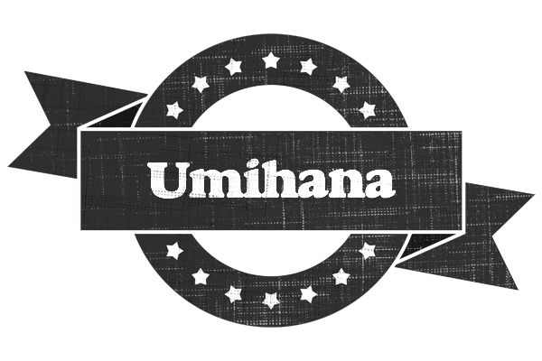 Umihana grunge logo