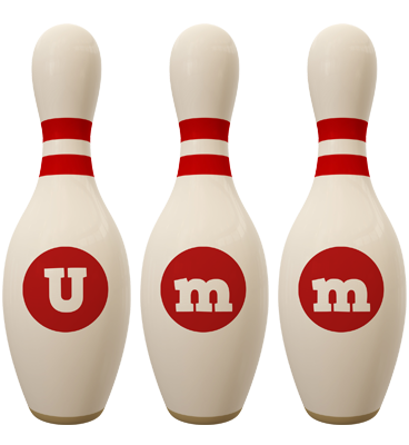 Umm bowling-pin logo