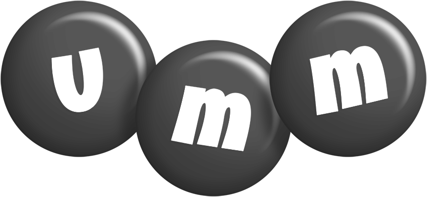 Umm candy-black logo