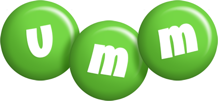 Umm candy-green logo