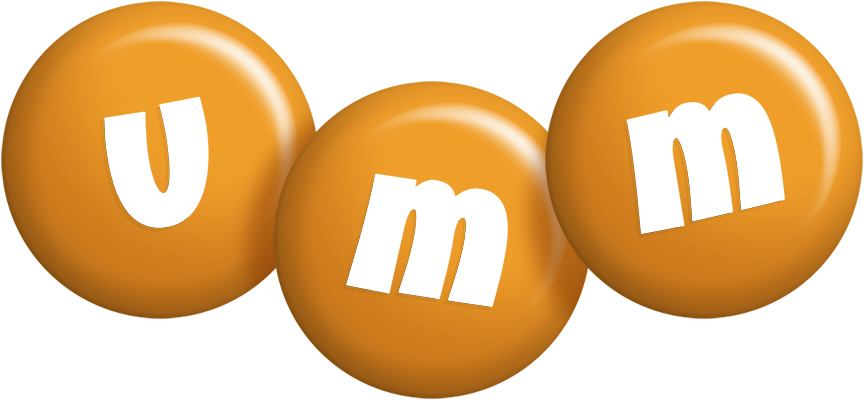 Umm candy-orange logo