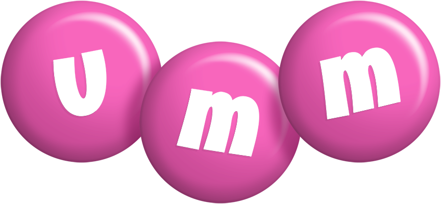 Umm candy-pink logo