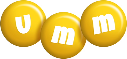 Umm candy-yellow logo