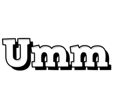 Umm snowing logo