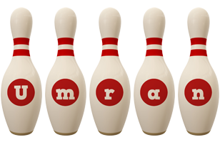 Umran bowling-pin logo