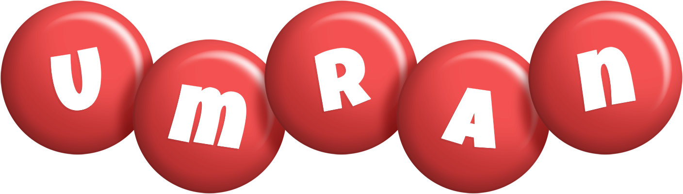 Umran candy-red logo