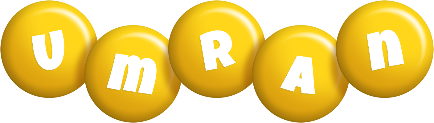 Umran candy-yellow logo