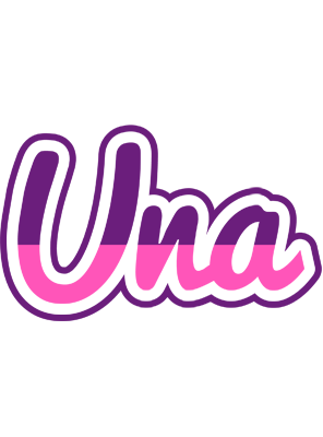 Una cheerful logo