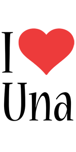 Una i-love logo