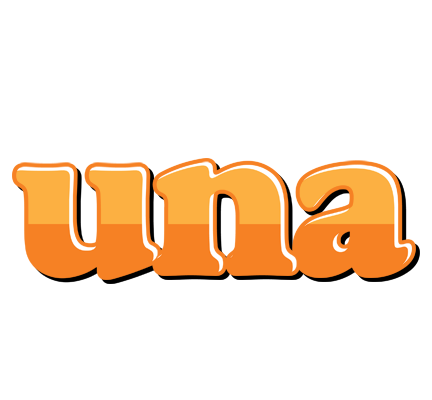 Una orange logo
