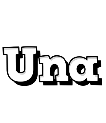 Una snowing logo