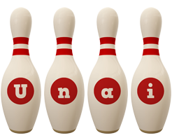 Unai bowling-pin logo