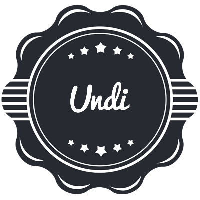 Undi badge logo
