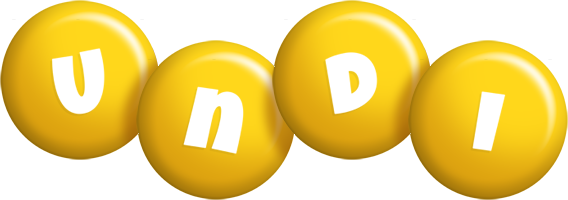 Undi candy-yellow logo