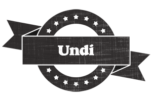 Undi grunge logo