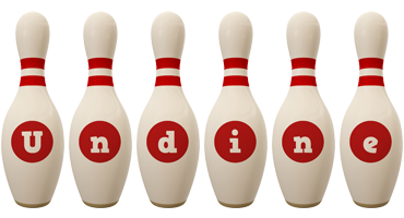 Undine bowling-pin logo