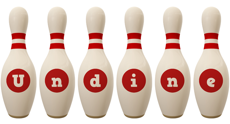 Undine bowling-pin logo