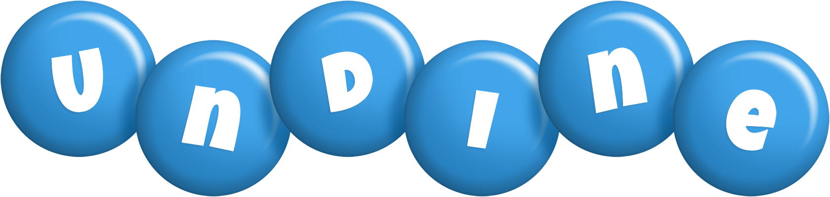 Undine candy-blue logo