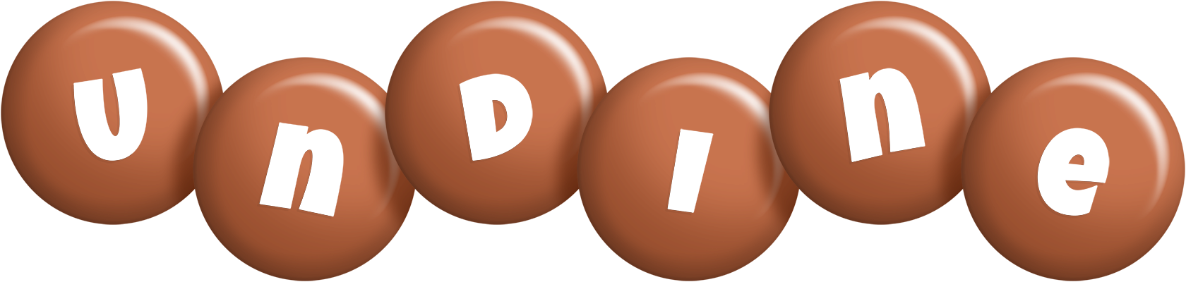 Undine candy-brown logo