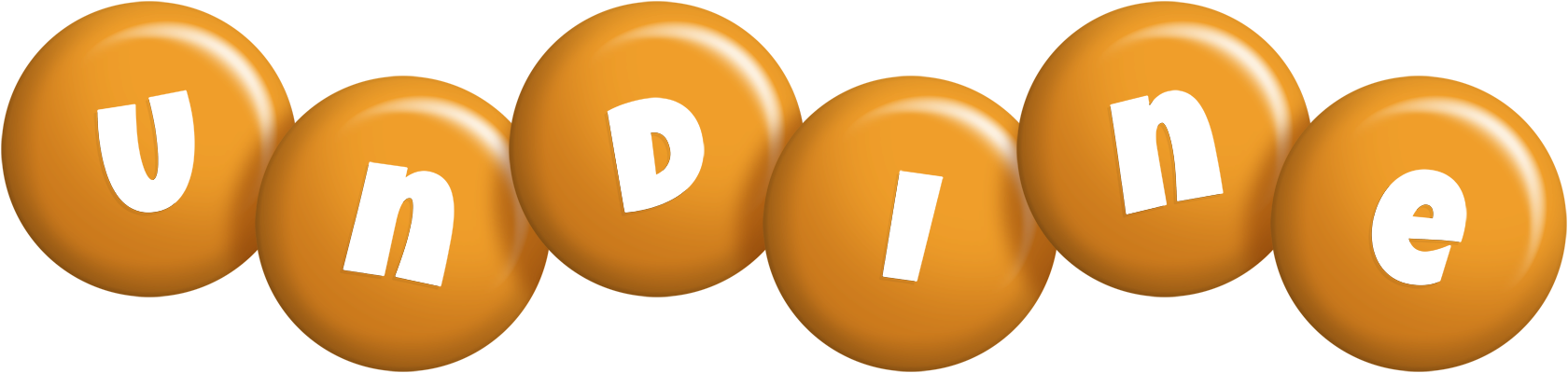 Undine candy-orange logo