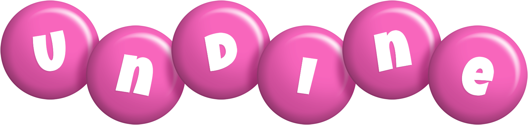 Undine candy-pink logo