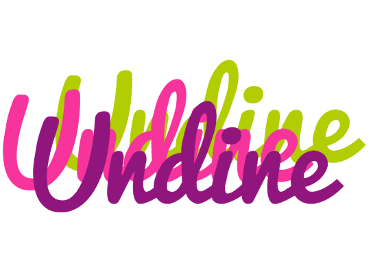 Undine flowers logo