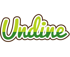 Undine golfing logo