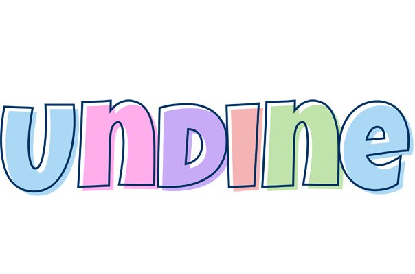 Undine pastel logo