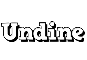 Undine snowing logo