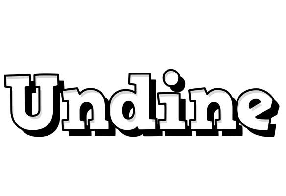 Undine snowing logo