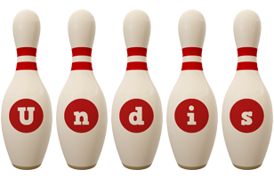 Undis bowling-pin logo