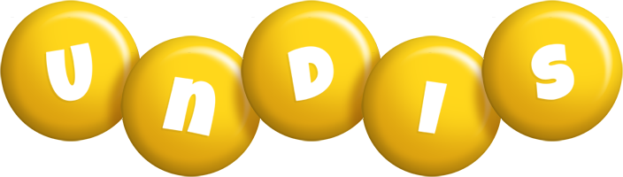 Undis candy-yellow logo