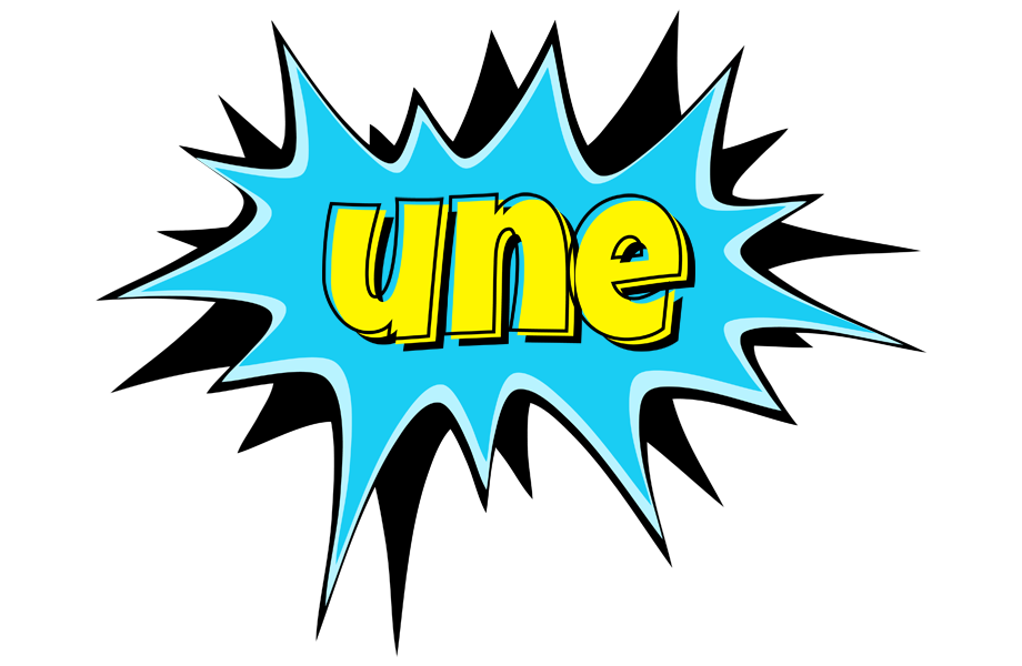 Une amazing logo
