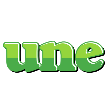 Une apple logo
