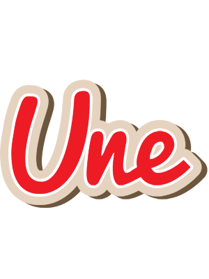 Une chocolate logo