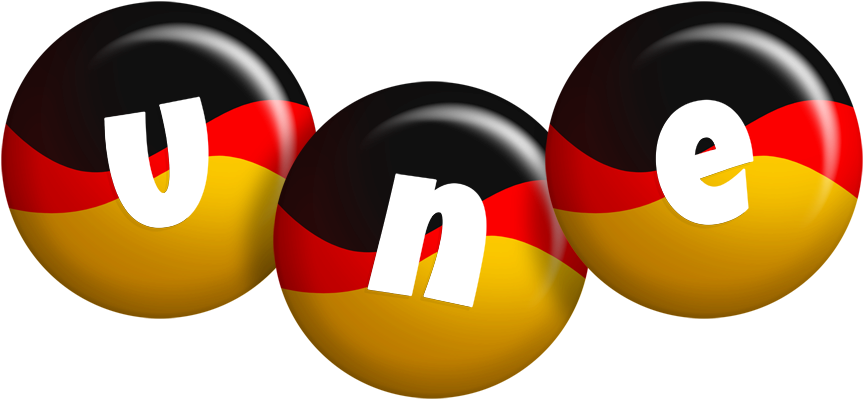 Une german logo