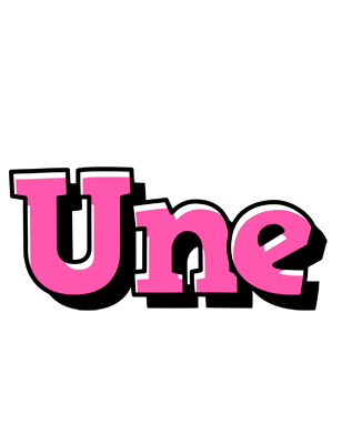 Une girlish logo