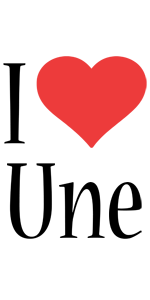 Une i-love logo