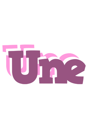 Une relaxing logo
