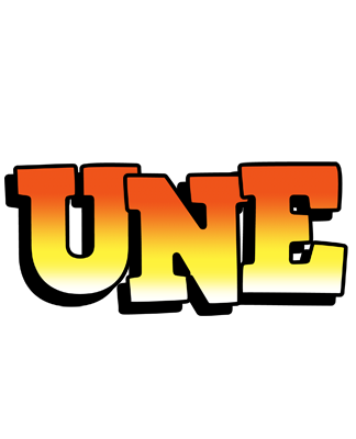 Une sunset logo