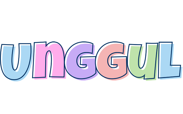Unggul pastel logo