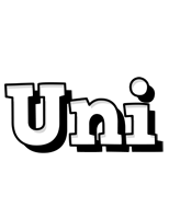 Uni snowing logo