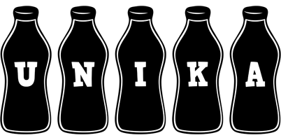 Unika bottle logo