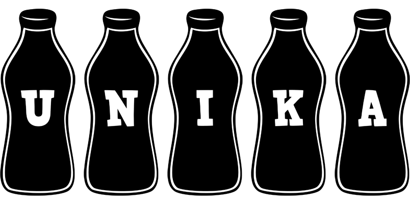 Unika bottle logo