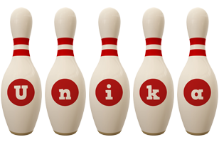 Unika bowling-pin logo